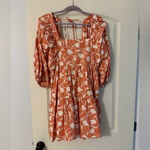 Target A New Day puff sleeve floral dress